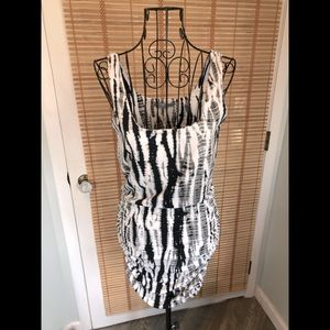 Tie-Dye Tank Mini Dress, Size XS